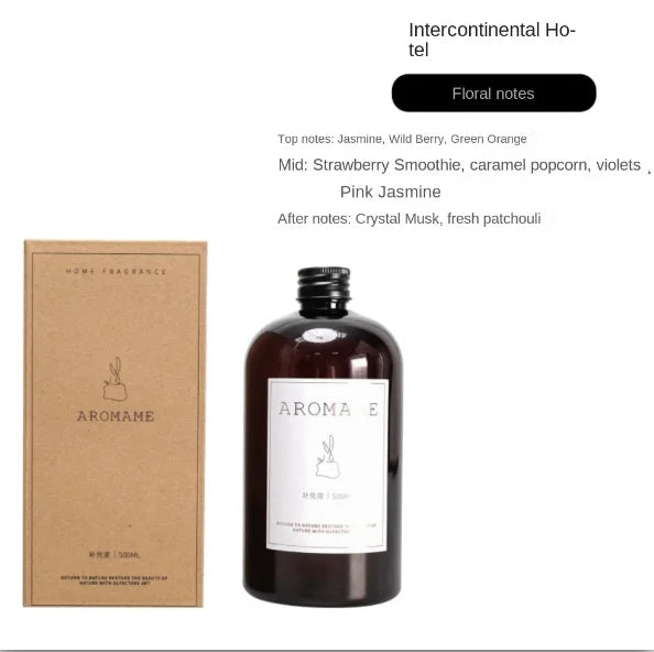 1000ml 迪拜塔藤条扩香油 希尔顿香格里拉酒店持久香薰家用替换精油