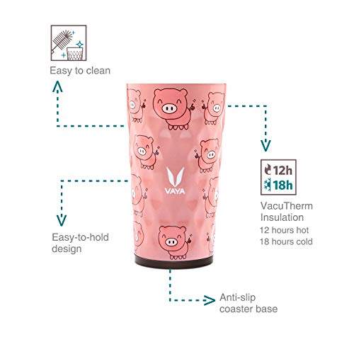 Drynk 350 ml Vacuum Insulated Stainless Steel Flask, Thermos Sipper Water Bottle (Tumbler+Sipper)