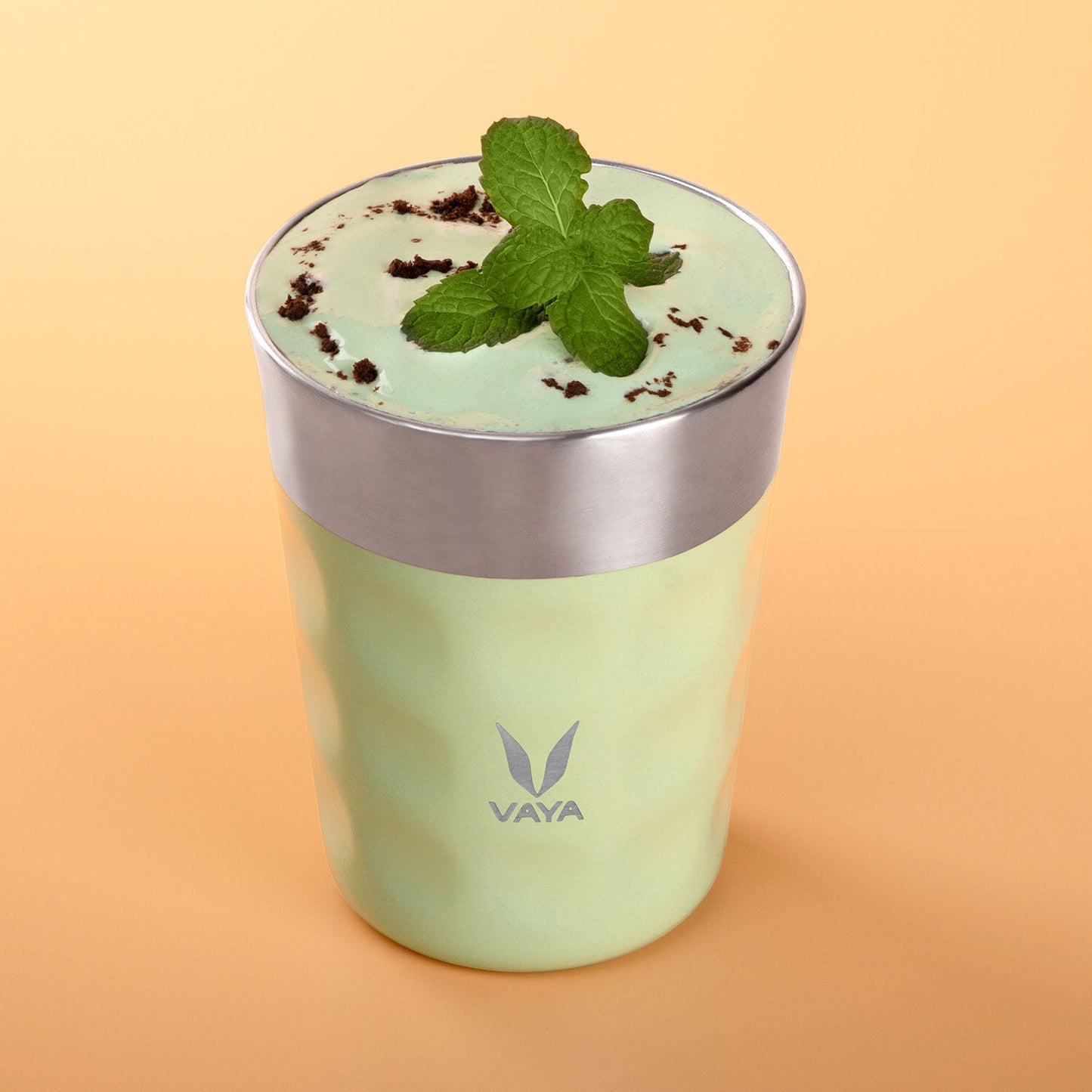 Tumbler Keluli Tahan Karat PopCup dengan Tudung, Mug Perjalanan Bertebat Vakum Dinding Dua Kali, 250ml 