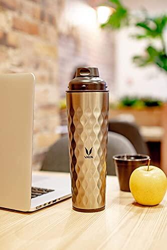 Drynk 3 in 1 Stainless Steel Water Bottle (Tumbler+Sipper+Gulper) with 2 Cups, 600 ml