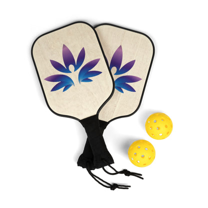 Pickleball Paddle Set with Inspirational Design