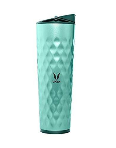 Drynk 600 ml Kelalang Keluli Tahan Karat Bertebat Vakum, Botol Air Penyedut Termos (Tumbler+Sipper) 