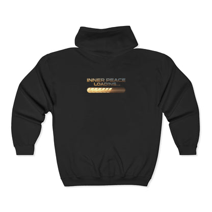 Inner Peace Loading Zip Hoodie for Comfort & Calm