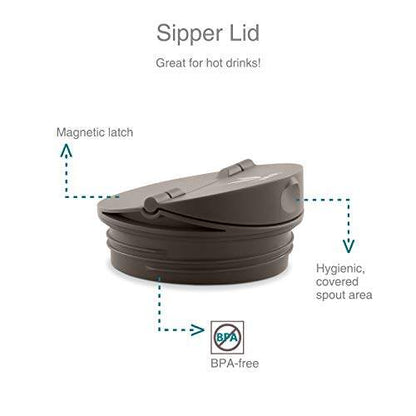 Drynk 3 in 1 Stainless Steel Water Bottle (Tumbler+Sipper+Gulper) with 2 Cups, 600 ml