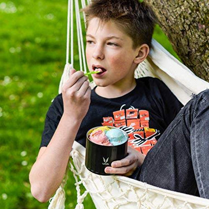 保鲜盒 300 毫升 - 真空隔热不锈钢餐盒、沙拉盒、餐盒、便携式午餐盒、水果盒，1 x 300 毫升