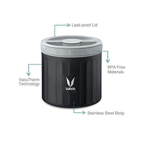 保鲜盒 300 毫升 - 真空隔热不锈钢餐盒、沙拉盒、餐盒、便携式午餐盒、水果盒，1 x 300 毫升