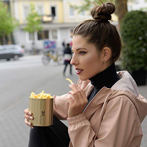 Simpan 500 ml - Bekas Makanan Keluli Tahan Karat Bertebat Vakum, Kotak Salad, Pembawa Makanan, Kotak Makan Tengahari Mudah Alih, Kotak Buah, 1 x 500 ml 