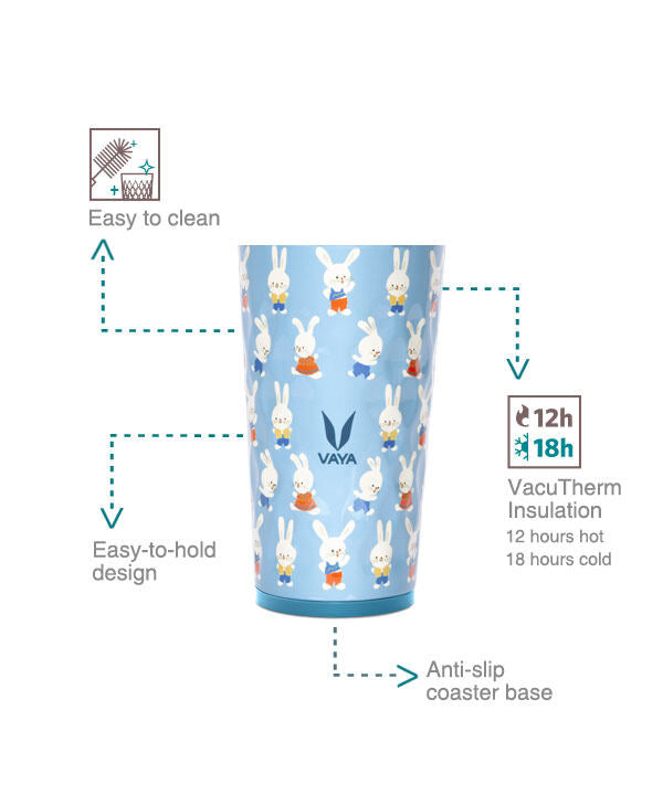 Drynk 350 ml Vacuum Insulated Stainless Steel Flask, Thermos Sipper Water Bottle (Tumbler+Sipper)