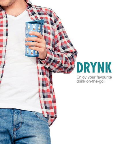 Drynk 350 ml Vacuum Insulated Stainless Steel Flask, Thermos Sipper Water Bottle (Tumbler+Sipper)