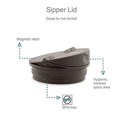 Drynk 350 ml Vacuum Insulated Stainless Steel Flask, Thermos Sipper Water Bottle (Tumbler+Sipper)