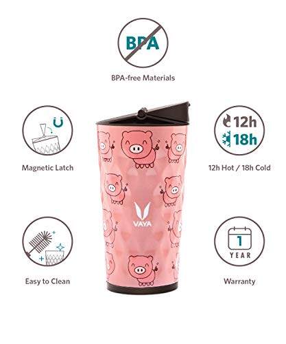 Drynk 350 ml Vacuum Insulated Stainless Steel Flask, Thermos Sipper Water Bottle (Tumbler+Sipper)