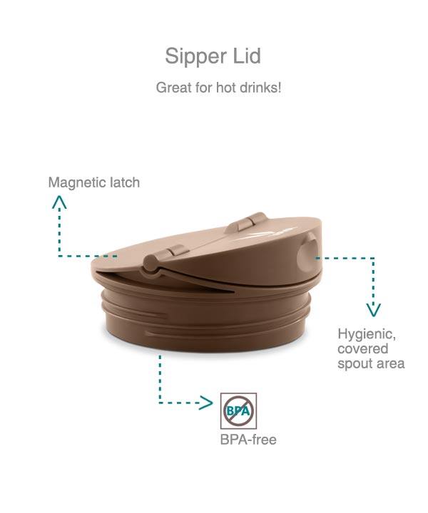 Drynk 350 ml Vacuum Insulated Stainless Steel Flask, Thermos Sipper Water Bottle (Tumbler+Sipper)