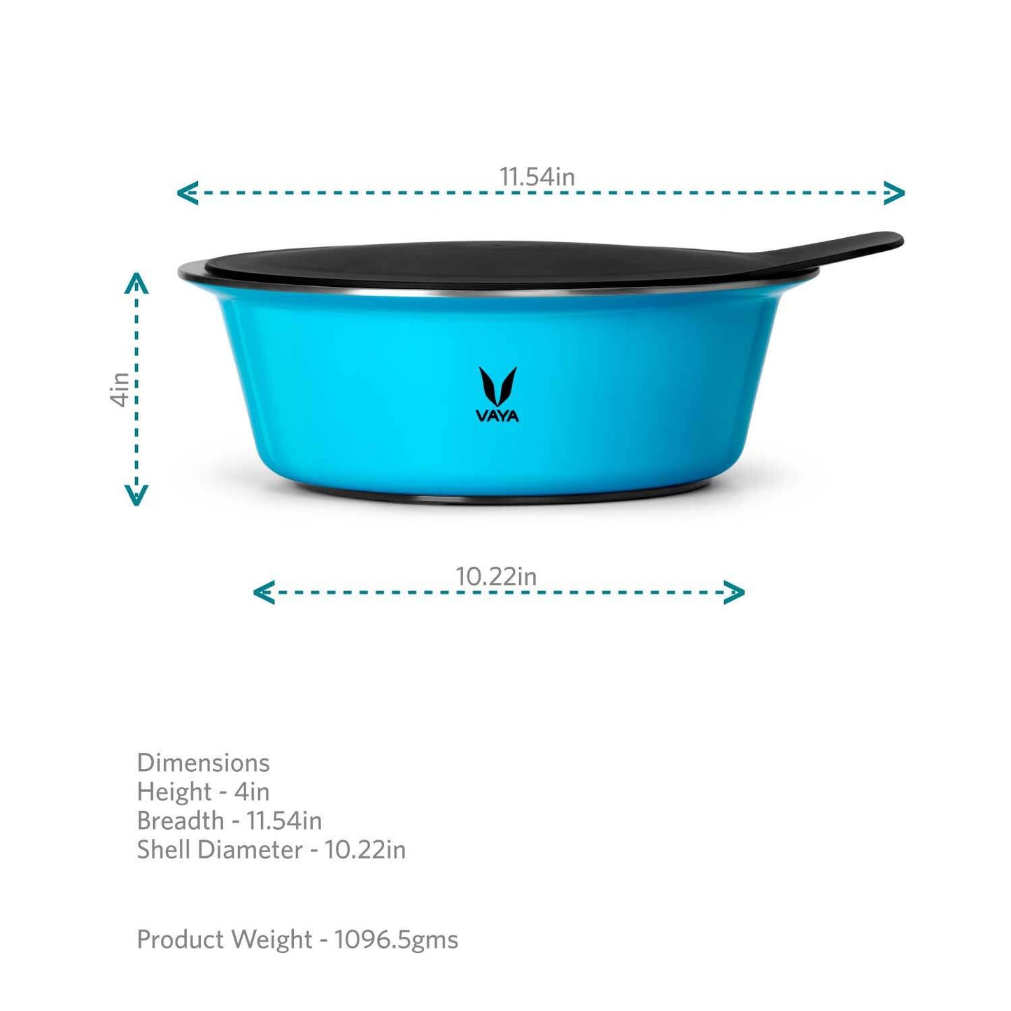 HauteCase - Kaserol Bertebat Keluli Tahan Karat Dengan Tudung | Periuk Kes Panas dan Bekas Makanan Termos | Kuali Periuk Kaserol Panas dengan Tudung 1.5L + Tudung Tindanan 