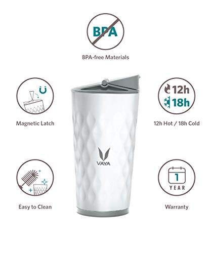 Drynk 350 ml Vacuum Insulated Stainless Steel Flask, Thermos Sipper Water Bottle (Tumbler+Sipper)