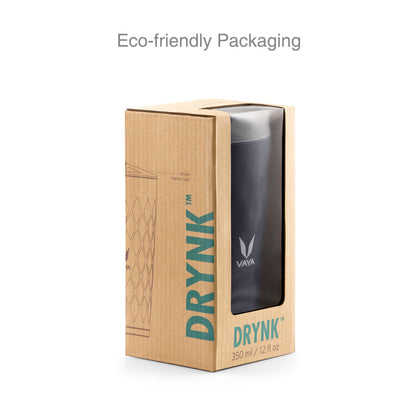 Drynk 350 ml Vacuum Insulated Stainless Steel Flask, Thermos Sipper Water Bottle (Tumbler+Sipper)