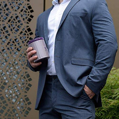 Simpan 500 ml - Bekas Makanan Keluli Tahan Karat Bertebat Vakum, Kotak Salad, Pembawa Makanan, Kotak Makan Tengahari Mudah Alih, Kotak Buah, 1 x 500 ml 