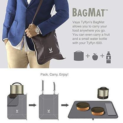 BagMat Office Lunch Bag with Sling for Tiffin Box and Water Bottle