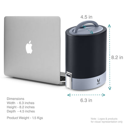 Tyffyn Jumbo Copper-Finished Stainless Steel Lunch Box Without Bagmat, 1300 ml, 4 Containers