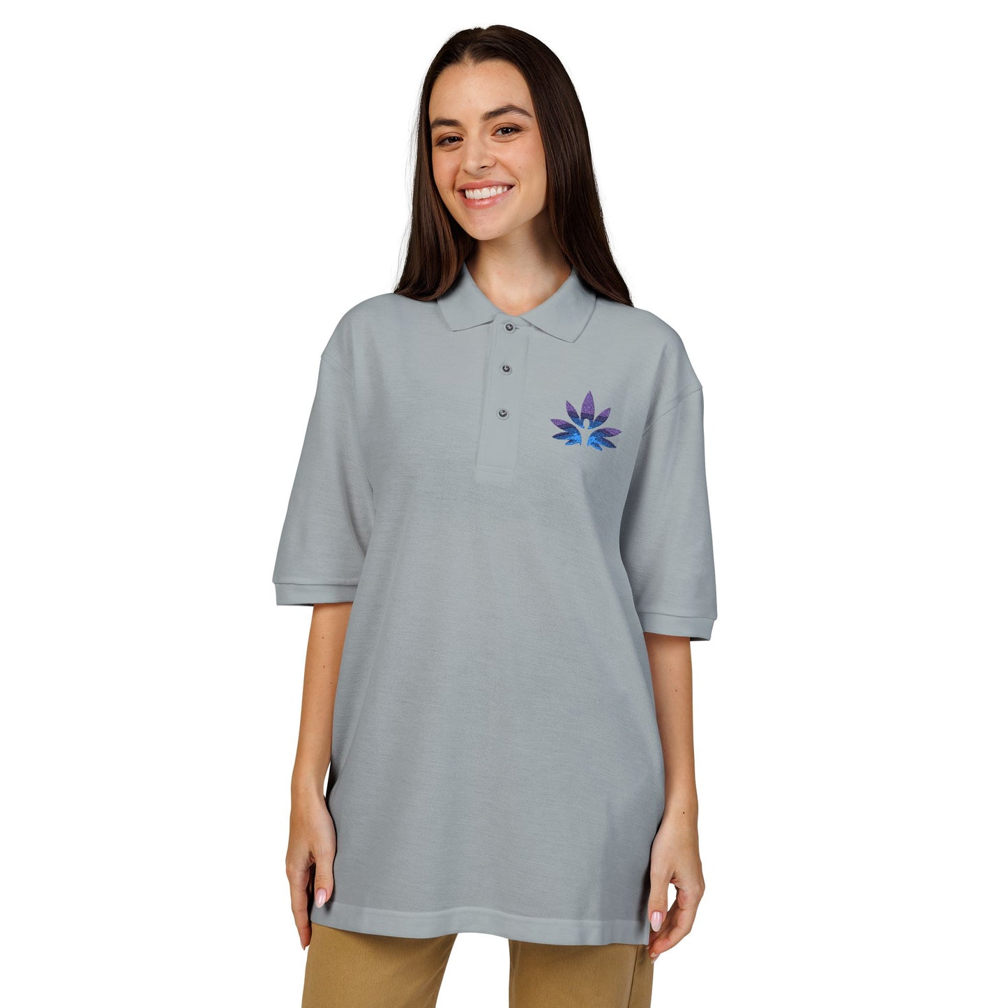 Embroidered Unisex Polo Shirt - Stylish Comfort for Everyday Wear
