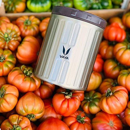 Simpan 500 ml - Bekas Makanan Keluli Tahan Karat Bertebat Vakum, Kotak Salad, Pembawa Makanan, Kotak Makan Tengahari Mudah Alih, Kotak Buah, 1 x 500 ml 