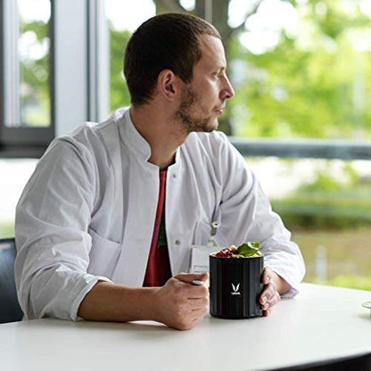 Simpan 500 ml - Bekas Makanan Keluli Tahan Karat Bertebat Vakum, Kotak Salad, Pembawa Makanan, Kotak Makan Tengahari Mudah Alih, Kotak Buah, 1 x 500 ml 