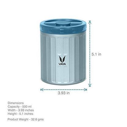 Simpan 500 ml - Bekas Makanan Keluli Tahan Karat Bertebat Vakum, Kotak Salad, Pembawa Makanan, Kotak Makan Tengahari Mudah Alih, Kotak Buah, 1 x 500 ml 