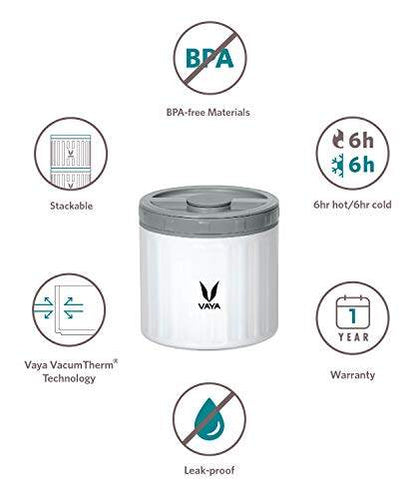 保鲜盒 300 毫升 - 真空隔热不锈钢餐盒、沙拉盒、餐盒、便携式午餐盒、水果盒，1 x 300 毫升