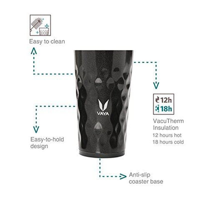 Drynk 350 ml Vacuum Insulated Stainless Steel Flask, Thermos Sipper Water Bottle (Tumbler+Sipper)