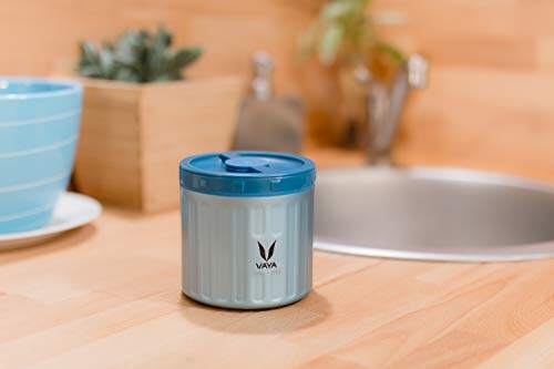 保鲜盒 300 毫升 - 真空隔热不锈钢餐盒、沙拉盒、餐盒、便携式午餐盒、水果盒，1 x 300 毫升