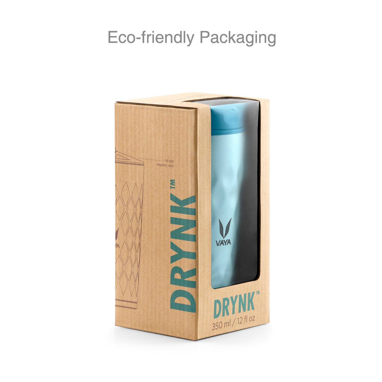 Drynk 350 ml Vacuum Insulated Stainless Steel Flask, Thermos Sipper Water Bottle (Tumbler+Sipper)