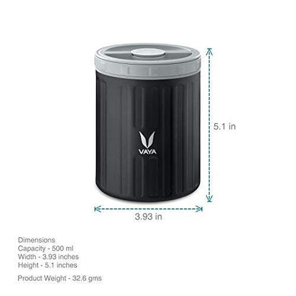 Simpan 500 ml - Bekas Makanan Keluli Tahan Karat Bertebat Vakum, Kotak Salad, Pembawa Makanan, Kotak Makan Tengahari Mudah Alih, Kotak Buah, 1 x 500 ml 