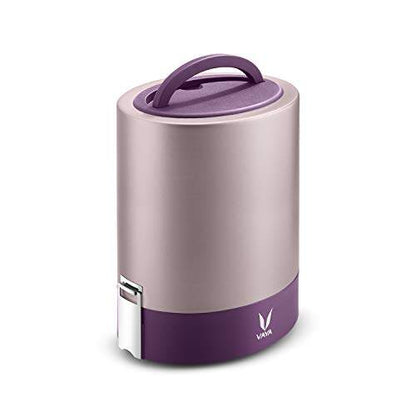 Tyffyn Jumbo Copper-Finished Stainless Steel Lunch Box Without Bagmat, 1300 ml, 4 Containers