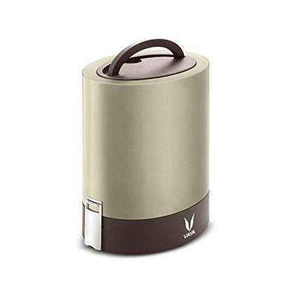 Tyffyn Jumbo Copper-Finished Stainless Steel Lunch Box Without Bagmat, 1300 ml, 4 Containers