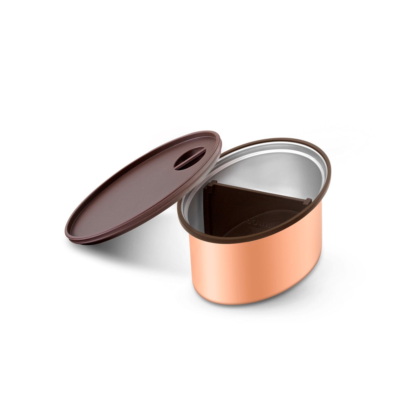 Bekas Tunggal Keluli Tahan Karat Siap Tembaga, 600 ml 