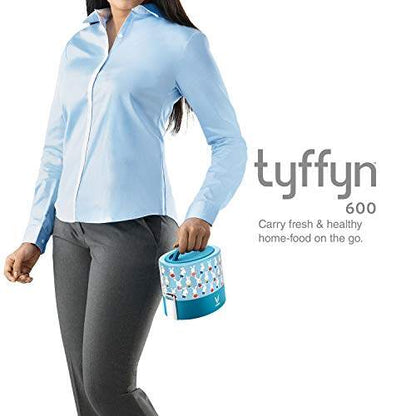 Tyffyn Copper-Finished Stainless Steel Lunch Box, 600 ml, 2 Containers
