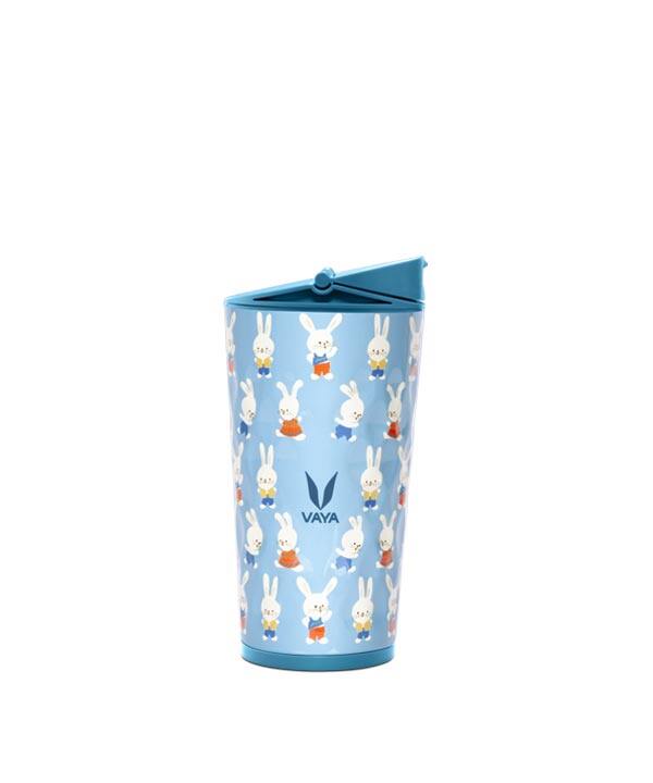 Drynk 350 ml Vacuum Insulated Stainless Steel Flask, Thermos Sipper Water Bottle (Tumbler+Sipper)