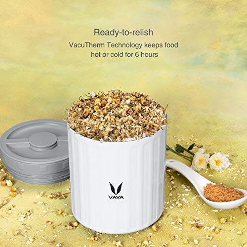 Simpan 500 ml - Bekas Makanan Keluli Tahan Karat Bertebat Vakum, Kotak Salad, Pembawa Makanan, Kotak Makan Tengahari Mudah Alih, Kotak Buah, 1 x 500 ml 