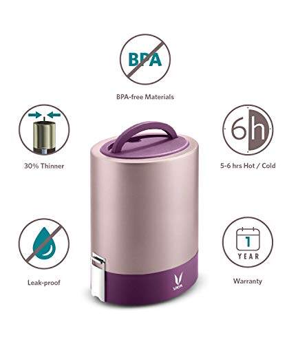 Tyffyn Jumbo Black Polished Stainless Steel Lunch Box Without Bagmat, 1300 ml, 4 Containers, Black