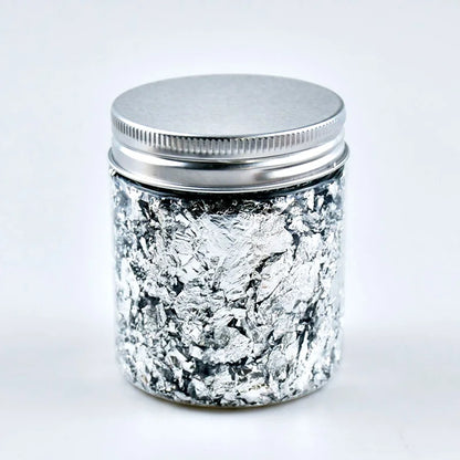 Serpihan Kerajang Emas, Perak &amp; Mawar Emas – 1g-3g Daun Metalik untuk Membuat Lilin, Kraf &amp; Hiasan DIY