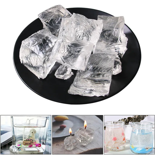 500g/1000g Jelly Wax Diy Candle Making Material Transparent Wax Raw Material Crystal Wax Smokeless