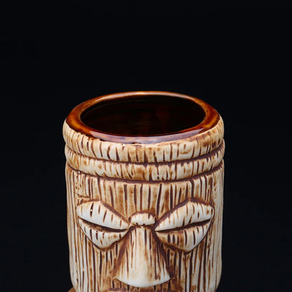 450ml Hawaii Tiki Ceramic Mug – Peralatan Minuman Bertemakan Tropika