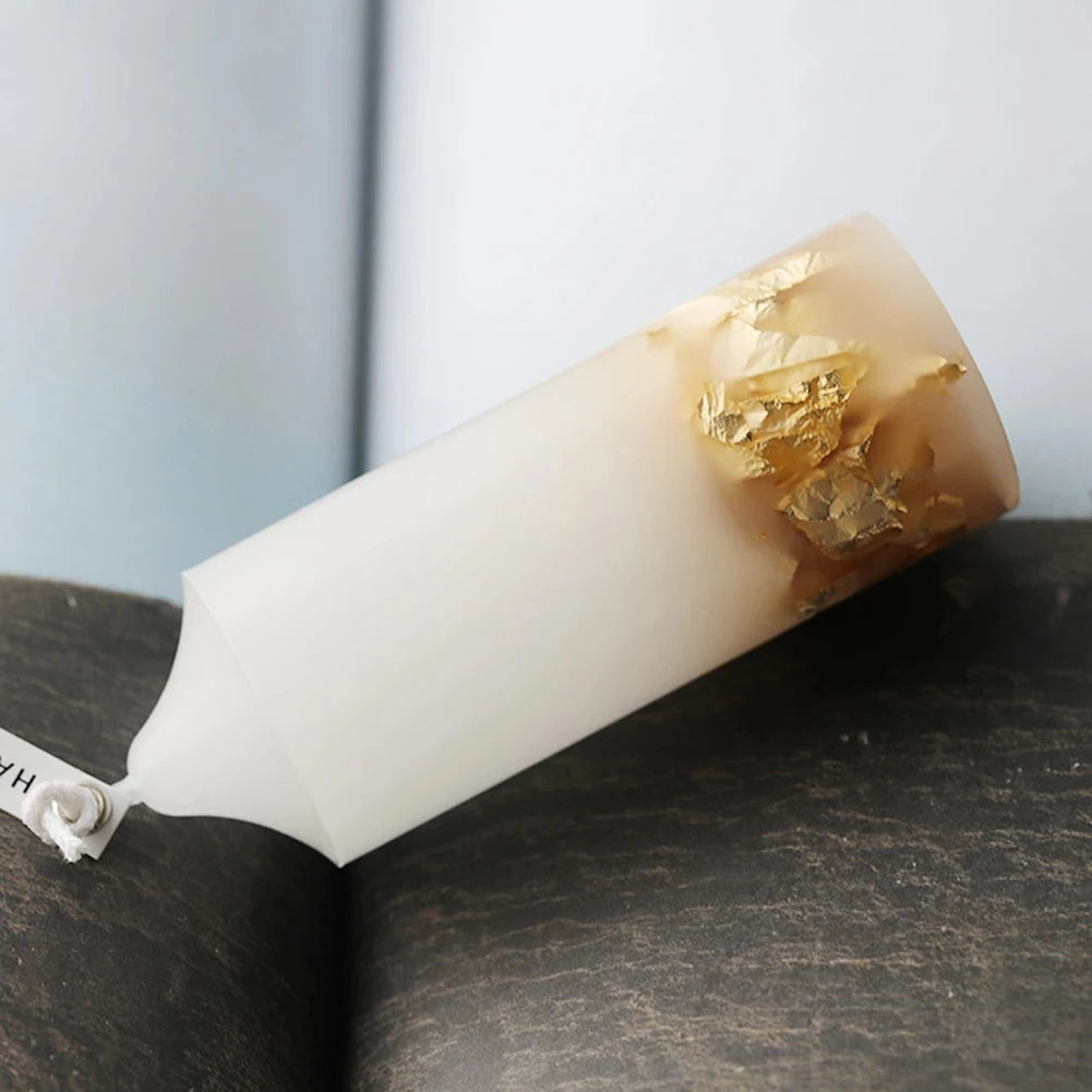 Serpihan Kerajang Emas, Perak &amp; Mawar Emas – 1g-3g Daun Metalik untuk Membuat Lilin, Kraf &amp; Hiasan DIY