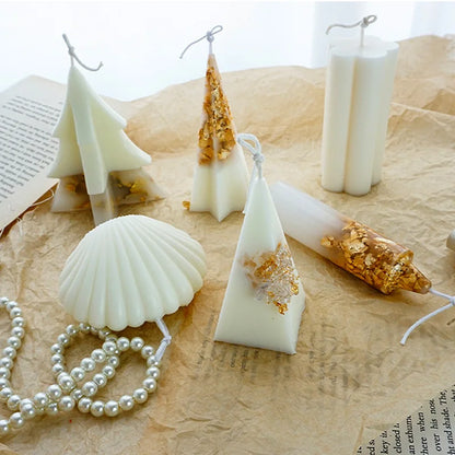 Serpihan Kerajang Emas, Perak &amp; Mawar Emas – 1g-3g Daun Metalik untuk Membuat Lilin, Kraf &amp; Hiasan DIY