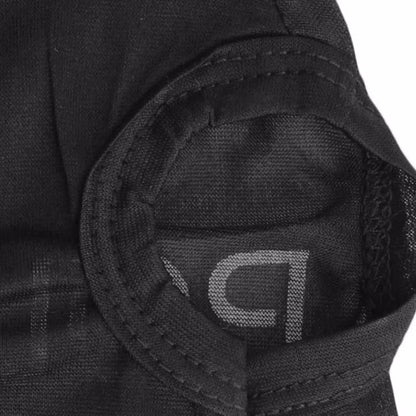 Sut Polis Pakaian Anjing Cosplay Hitam Vest Elastik Puppy T-Shirt Aksesori Kot Pakaian Kostum Pakaian Haiwan Peliharaan untuk Anjing Kucing