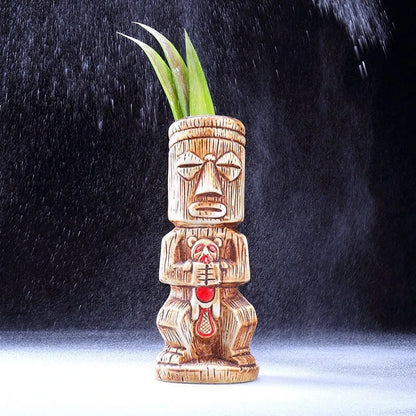 450ml Hawaii Tiki Ceramic Mug – Peralatan Minuman Bertemakan Tropika
