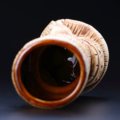 450ml Hawaii Tiki Ceramic Mug – Peralatan Minuman Bertemakan Tropika