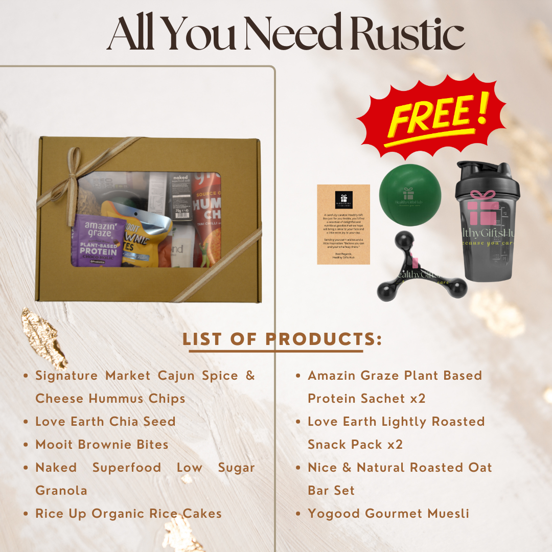 Healthy Gifts Hub - All You Need Rustic Gift Box