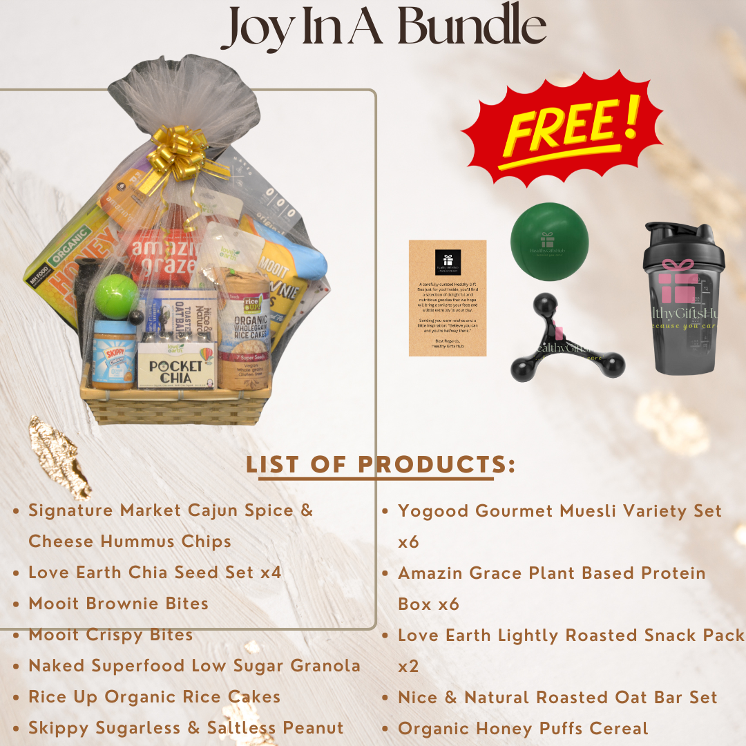 Healthy Gifts Hub - Joy In A Bundle Gift Basket