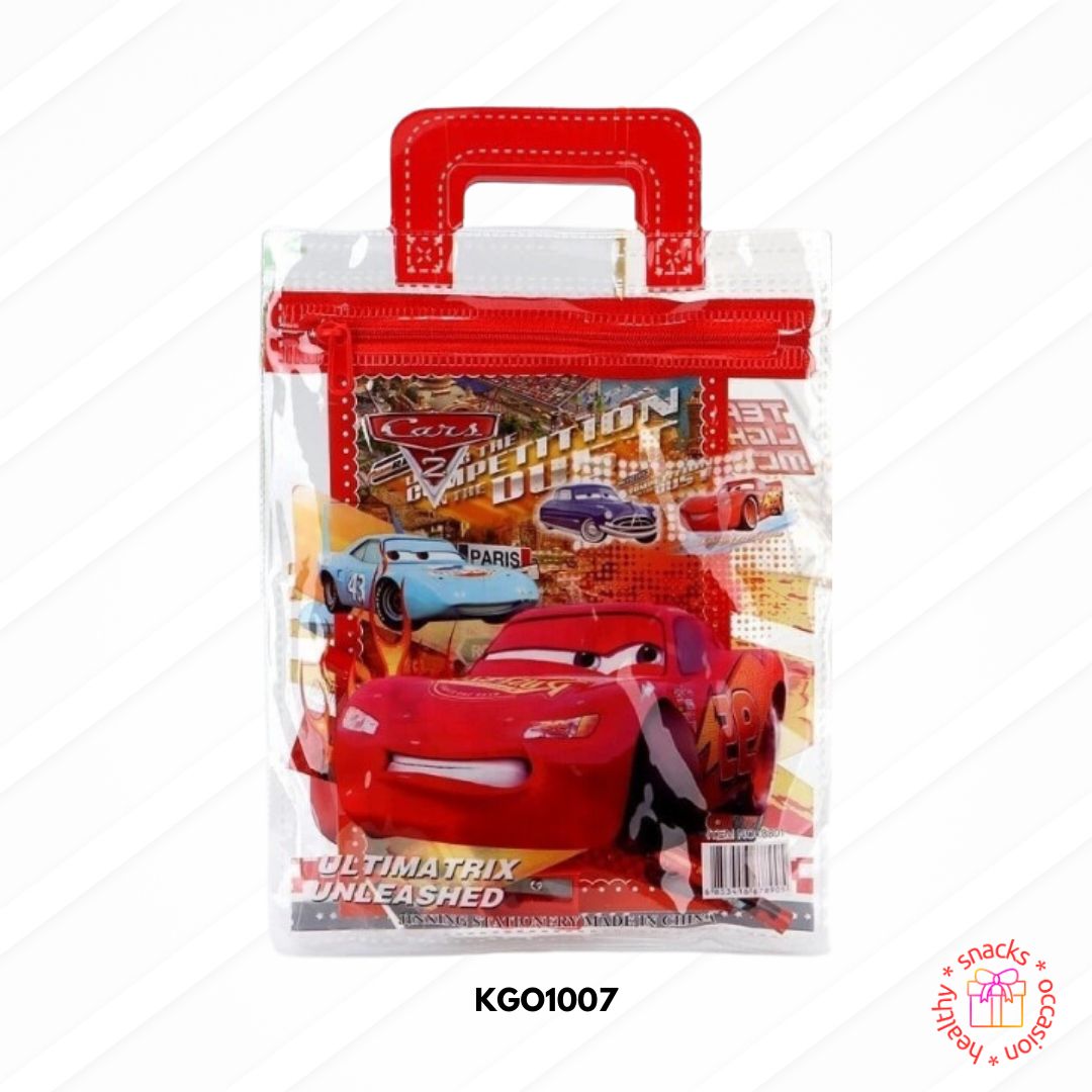7 in 1 cartoon kids stationary set with Goodie Bag