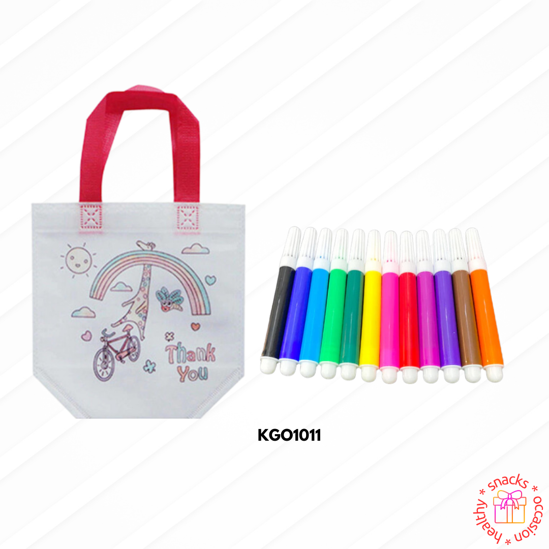 DIY Colouring Grafiti Bag Dino/Unicorn & Colours Magic Pen